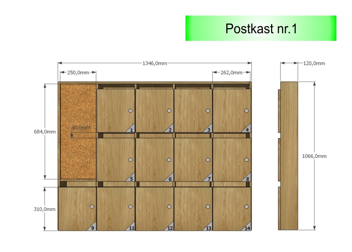 Postkast nr. 1